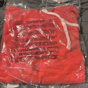 Old Navy Red Hoodie with Light Pink drawstrings